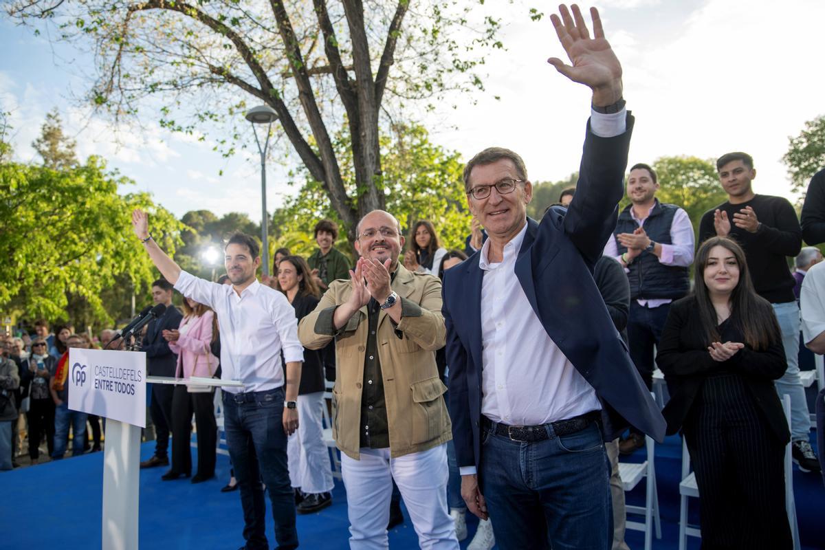 Feijóo bendice a Alejandro Fernández, su candidato en Cataluña: Es evidente que hemos acertado plenamente