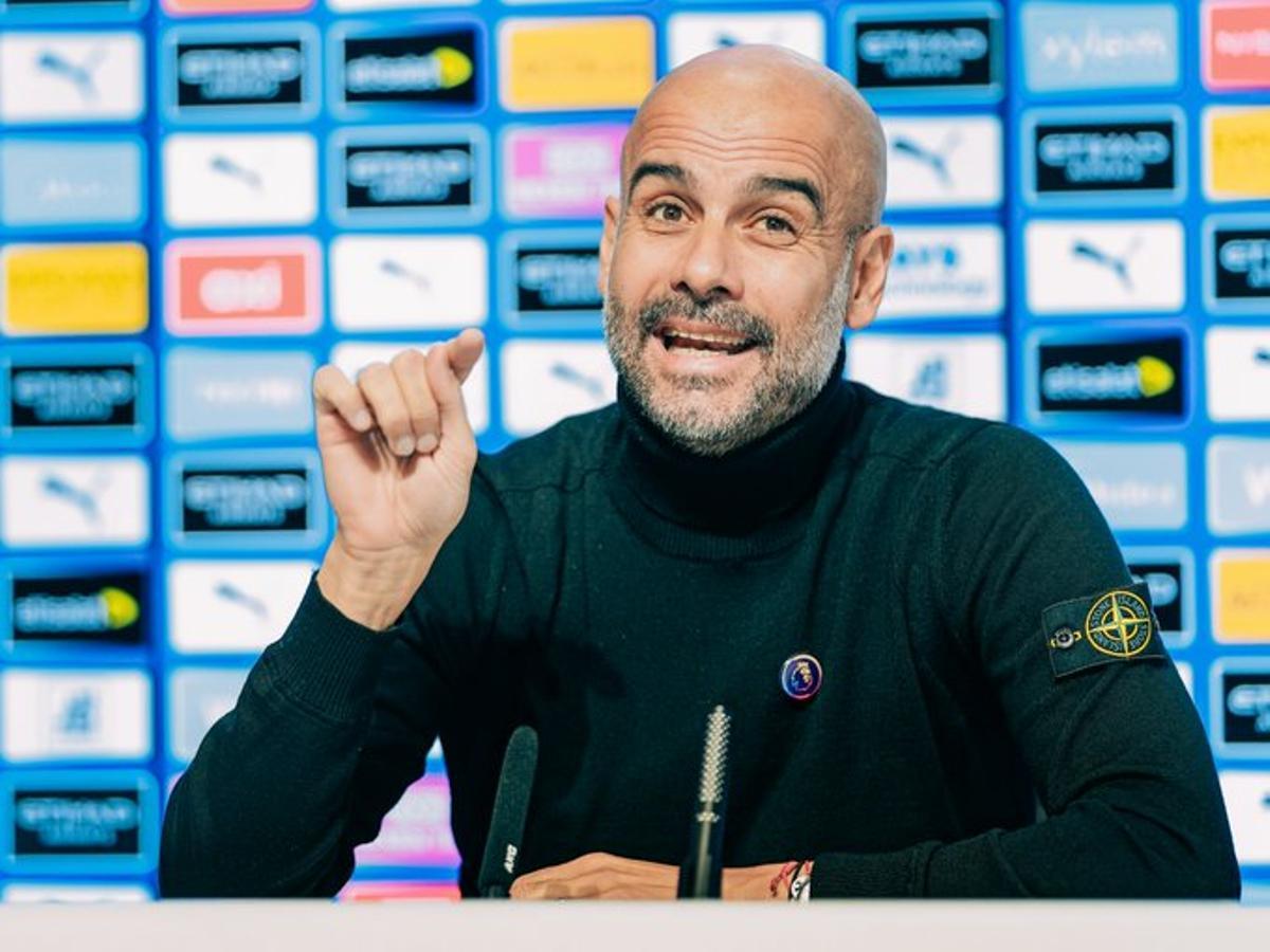 Pep Guardiola Rueda de prensa FOTO: Manchester City