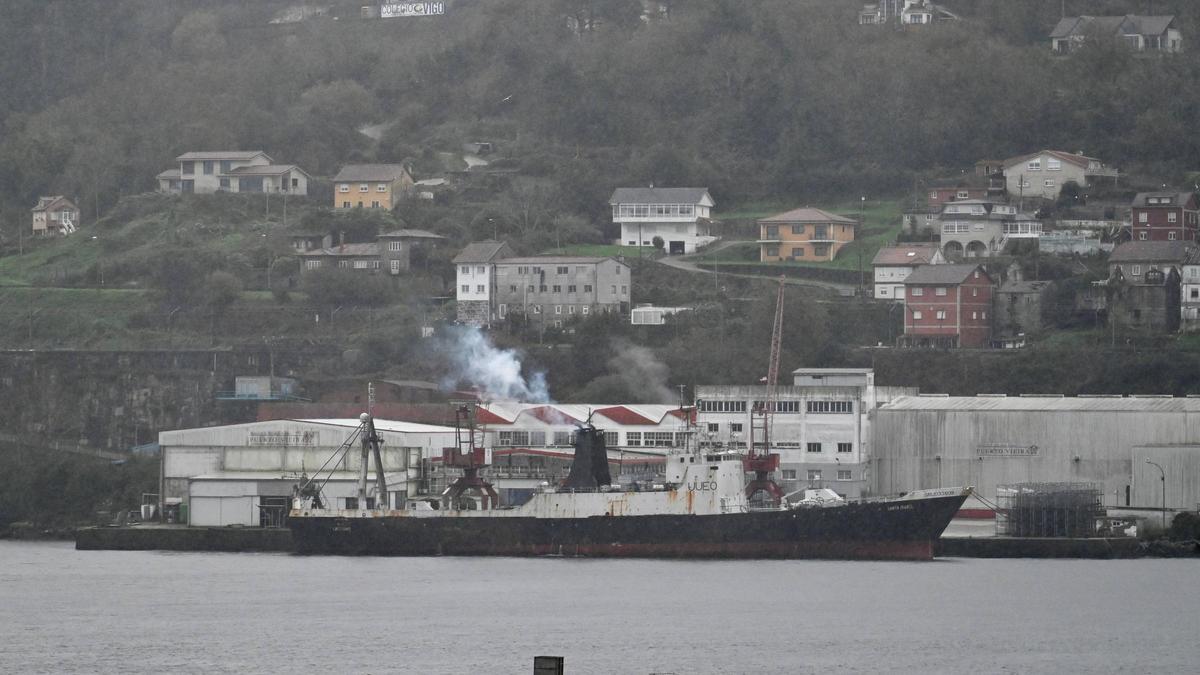 El «Santa Isabel», hoy en la ría de Vigo