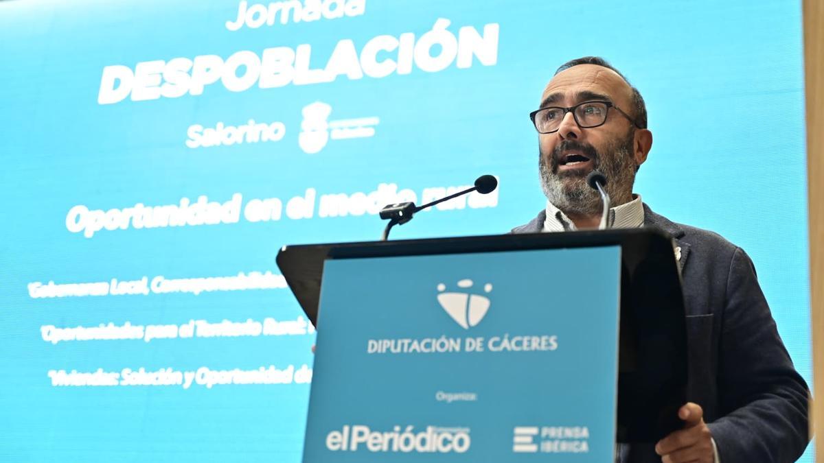 Miguel Ángel Morales, presidente de la Diputación de Cáceres.