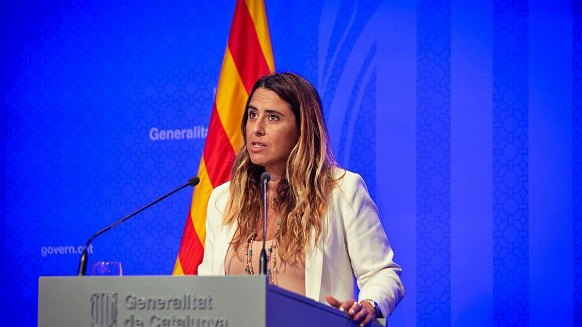 La portaveu de l’executiu català, Patrícia Plaja | EP