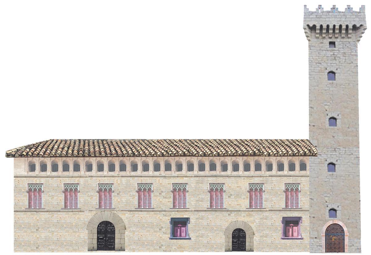 Palacio gótico Guerau, antes del marquesado de Villores (s. XIII).