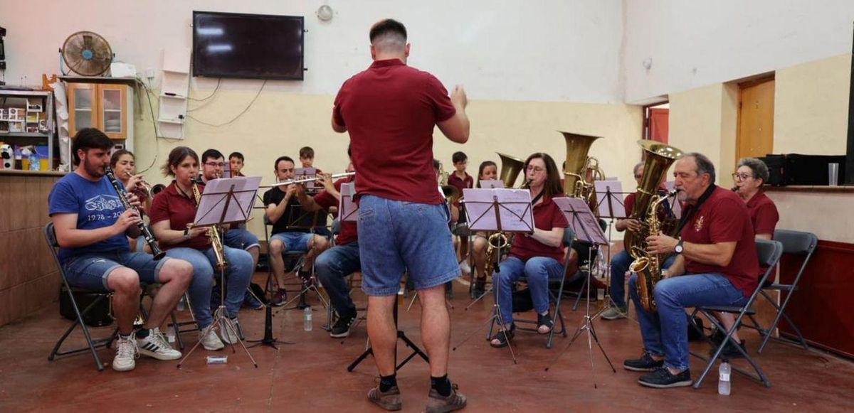 La banda municipal participó en las fiestas de Pleitas. | SERVICIO ESPECIAL