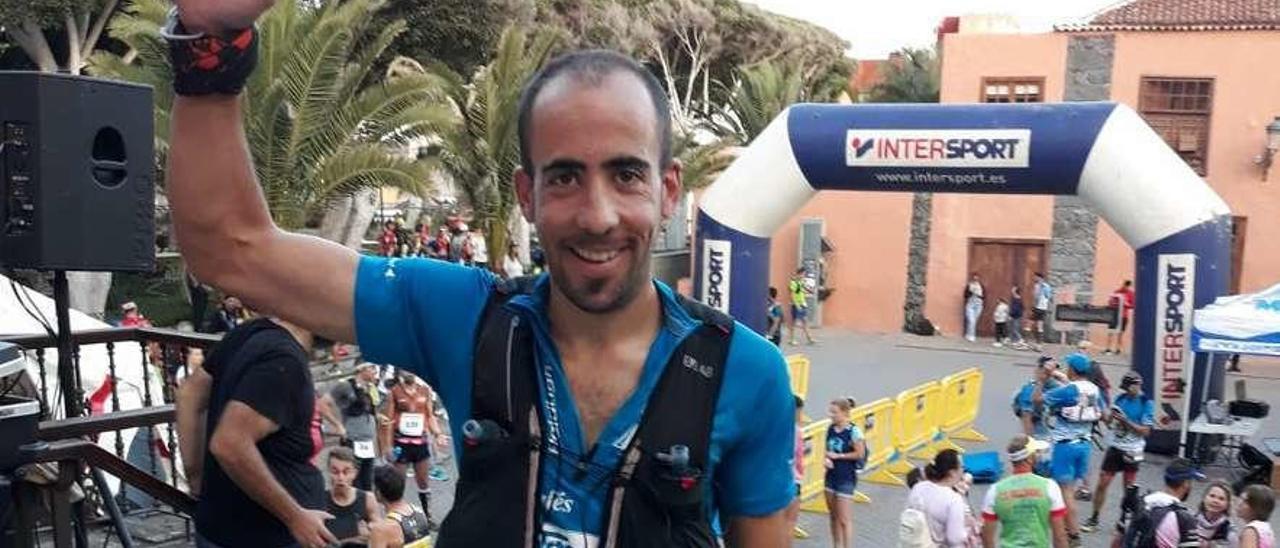 Iván González, tercero en la maratón de Tenerife