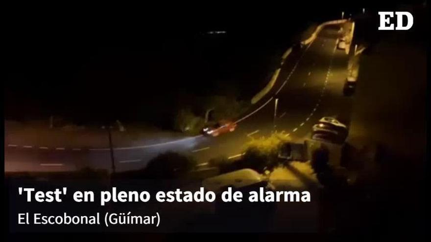 Prueba su coche de rallye en pleno estado de alarma