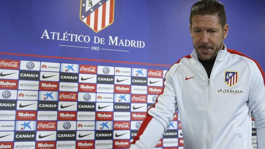 Simeone, entrenador del Atlético de Madrid.