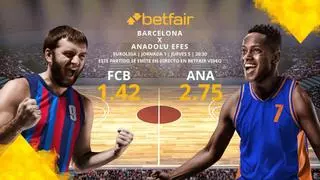 FC Barcelona vs. Anadolu Efes: horario, TV, estadísticas, clasificación y pronósticos de la Euroliga