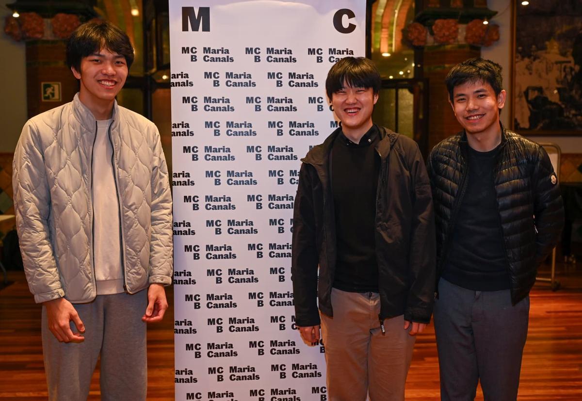 Los tres finalistas de la 71 edición del Concurs Maria Canals