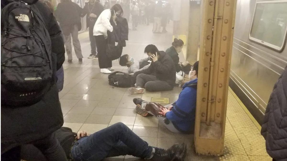 Tiroteo en el metro de Nueva York.