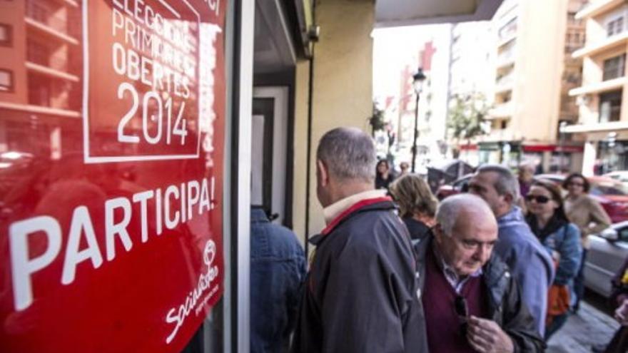 Los socialistas valencianos estrenan las primarias abiertas