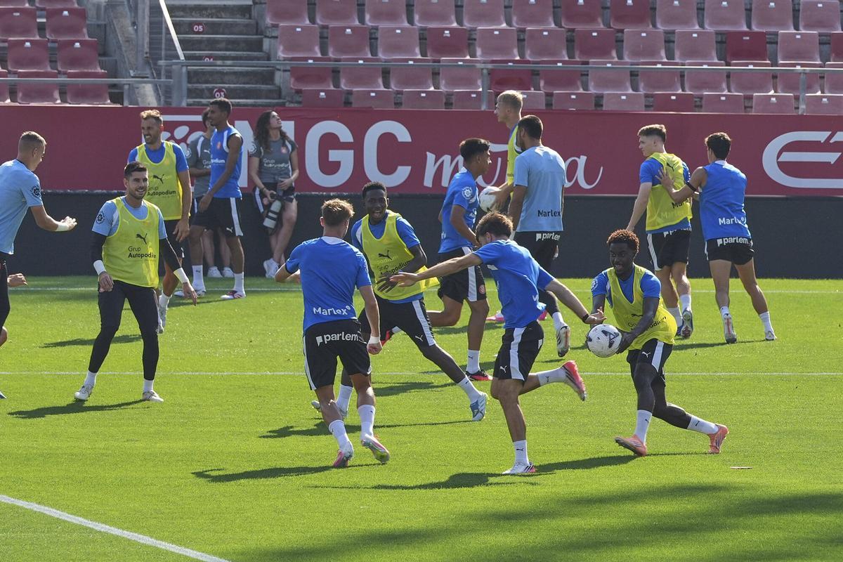 Les millors imatges de l'entrenament del Girona FC