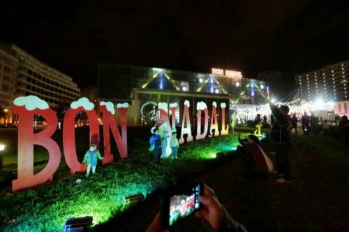 Gran estreno de la Plaza de la Navidad en Benidorm