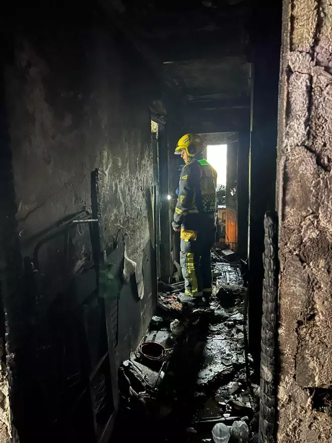 Una mujer fallece en un incendio en el norte de Tenerife