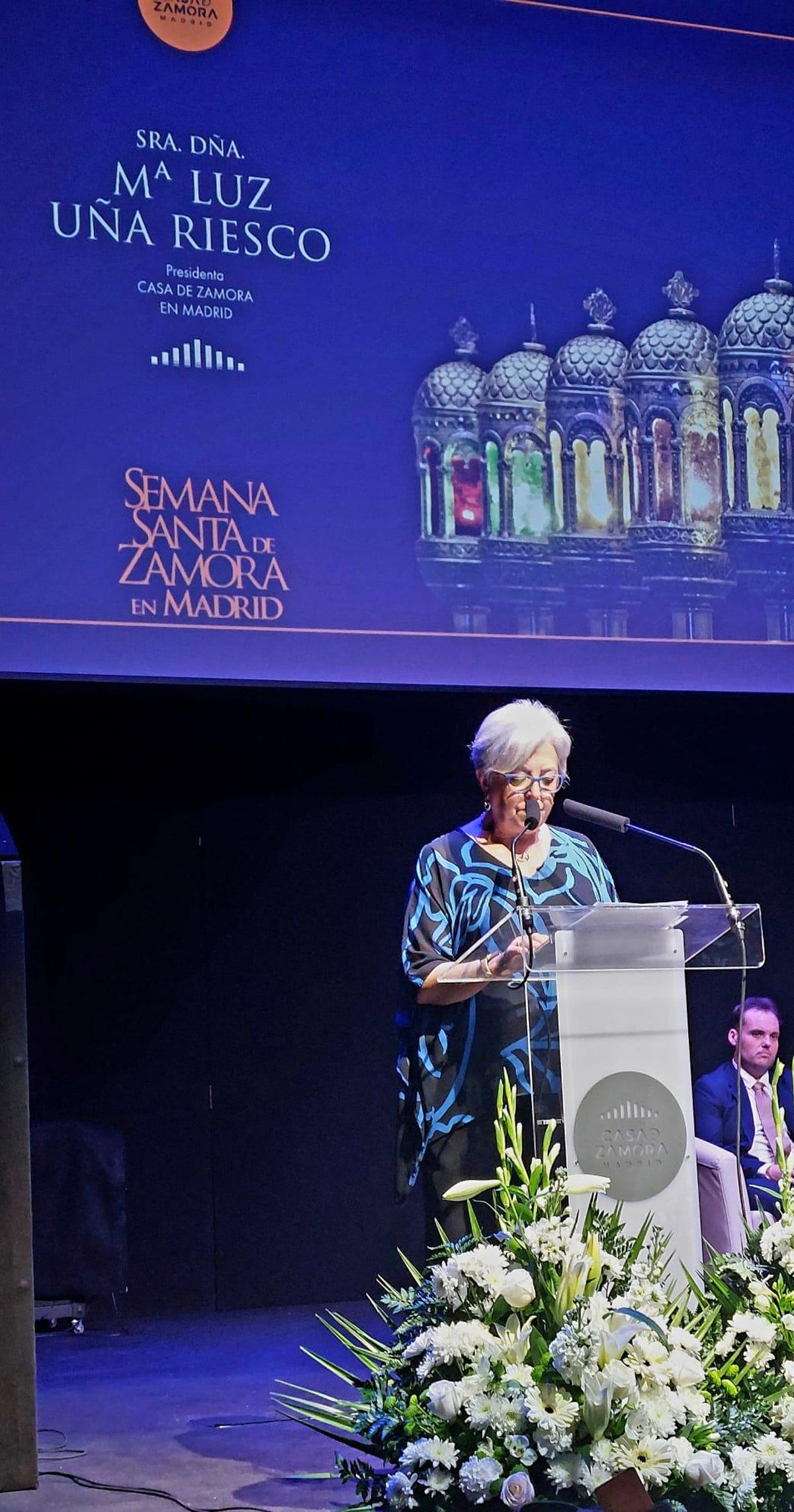 La presidente de la Casa de Zamora en Madrid.