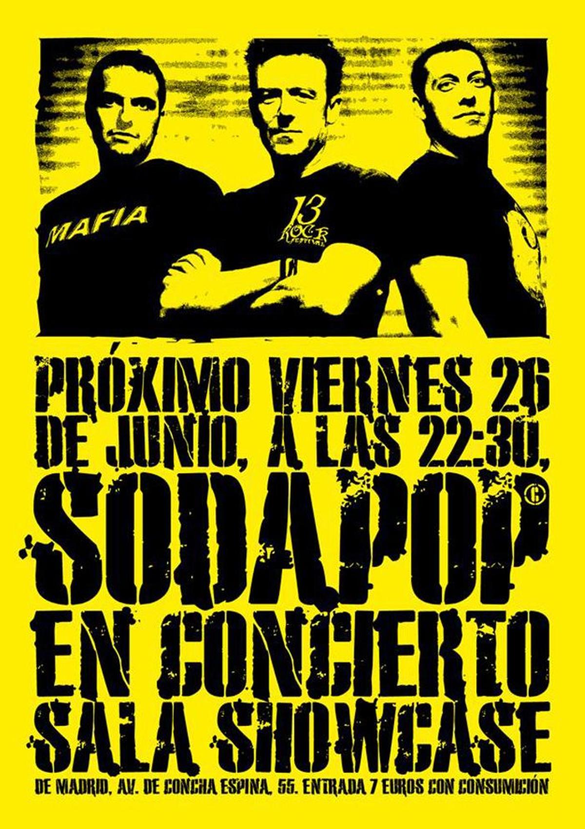 Concierto Soda Pop, Madrid