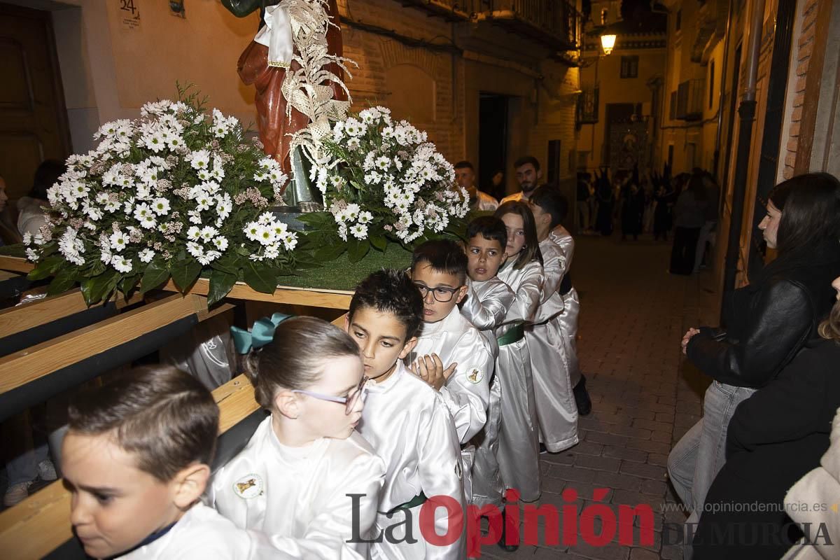 Los niños toman las calles de Caravaca en la procesión de Lunes Santo