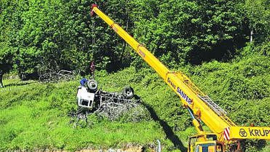 Accidente sin heridos en Xudes