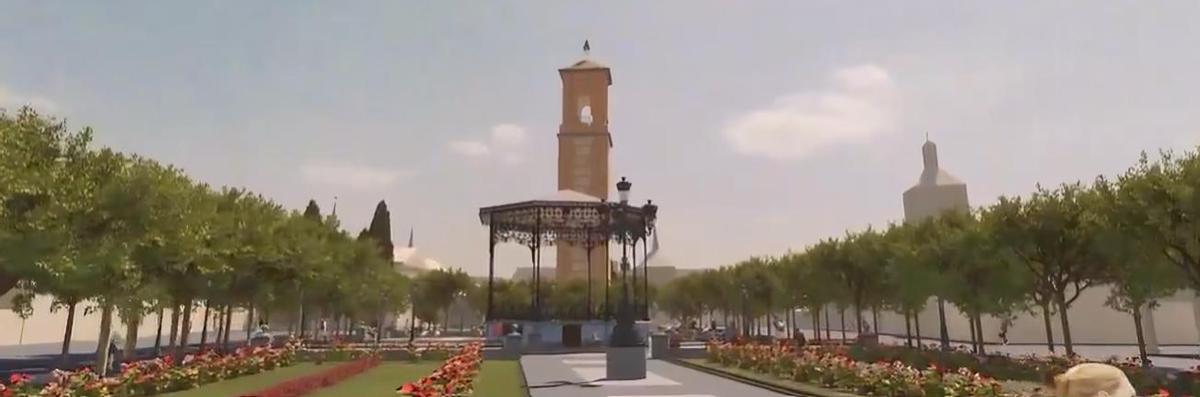La renovada Plaza de Cervantes de Alcalá de Henares llegará el próximo 2026.