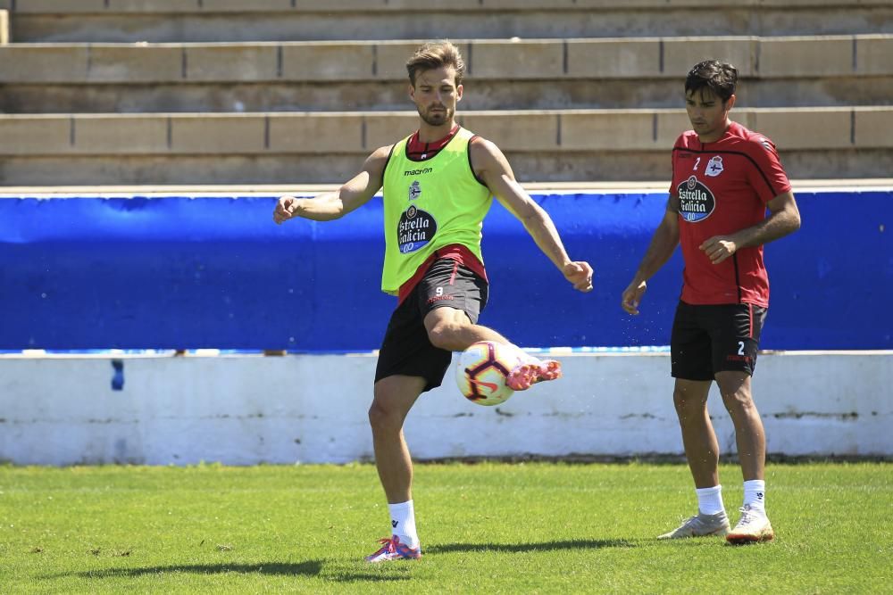 El Dépor prepara en Benidorm el partido del Elche