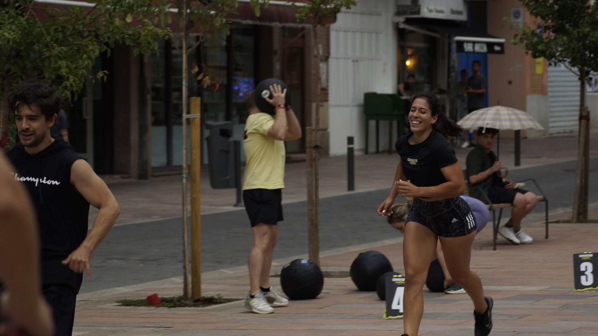 Exhibición de halterofilia y CrossFit en Plaza de la Puebla, Zamora.
