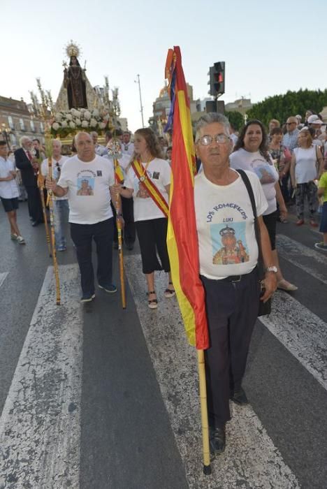 Procesión de la Virgen del Carmen en Murcia