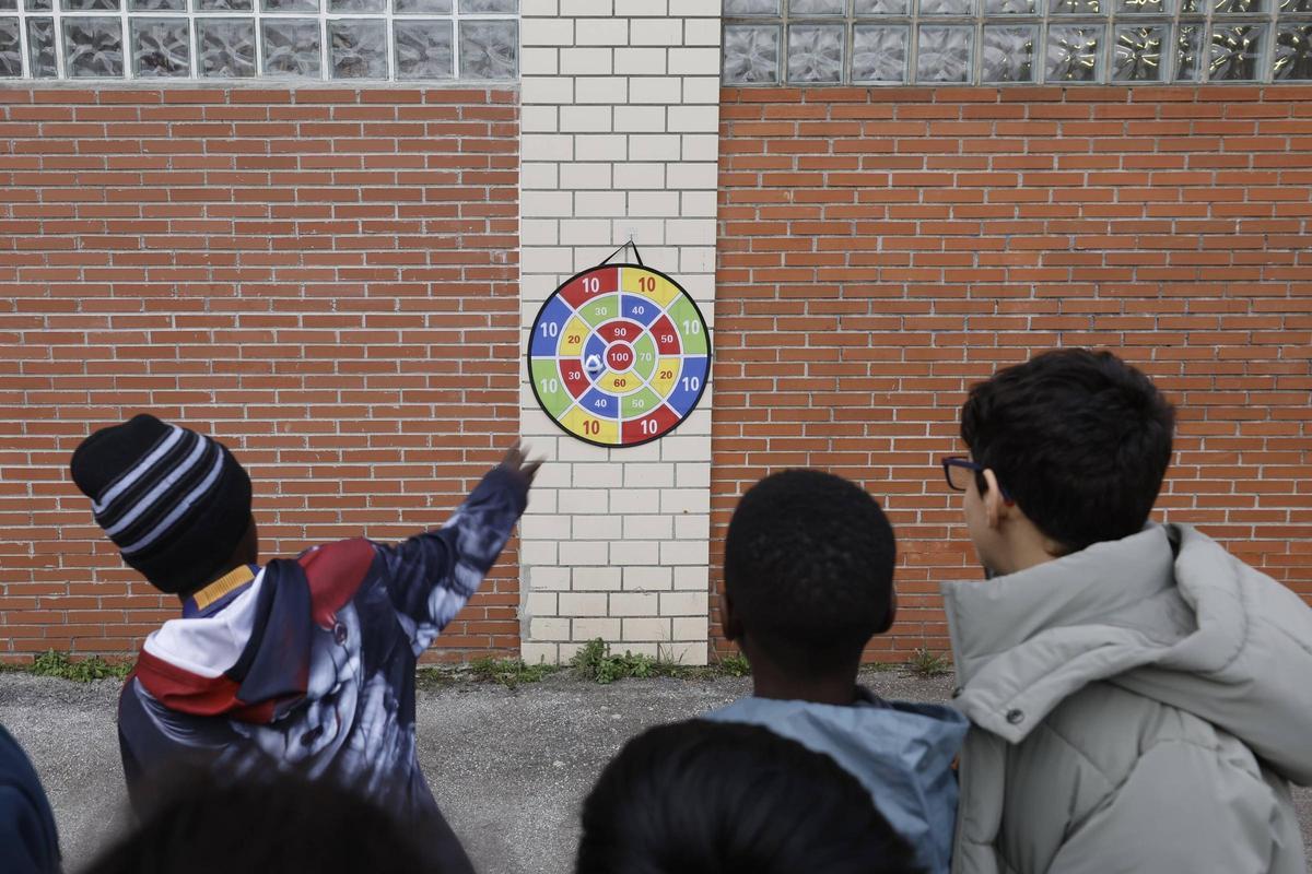 Así es el día a día en un colegio en obras: el Rey Pelayo de Gijón empieza a ver la luz al final del túnel dos años después del derrumbe (en imágenes)