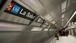 La parada de Gorg de la L10 Nord de metro, sin servicio durante tres semanas