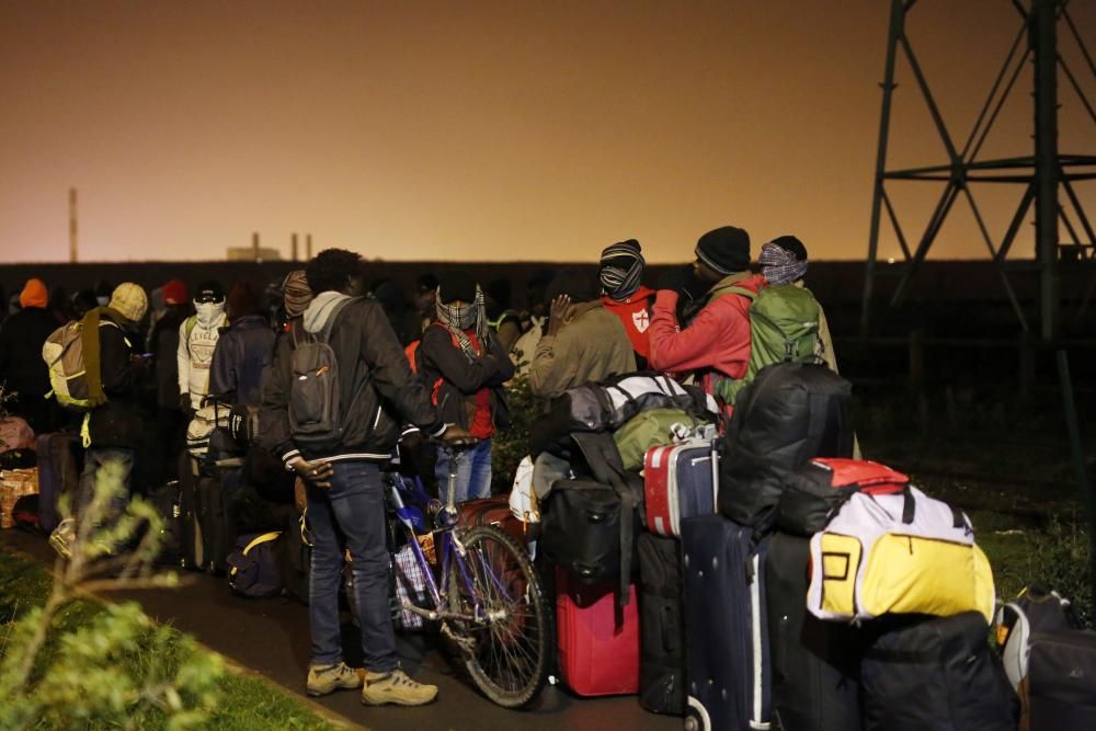 Desallotjament al camp de Calais