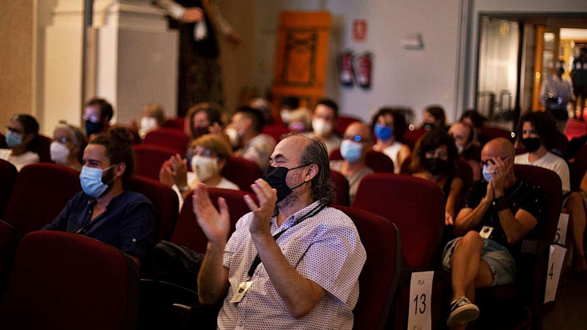 La sala del Museu Cerdà va acollir l’acte de cloenda de l’onzena edició del festival | YAIZA DE LAMO