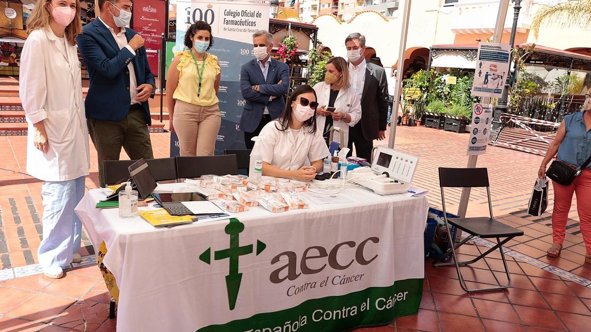 Acto celebrado este jueves en el Mercado Nuestra Señora de África