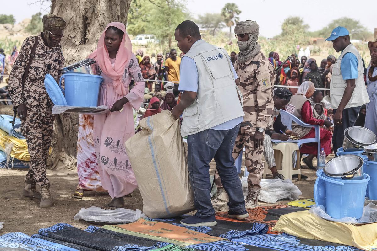 Éxodo de refugiados sudaneses hacia El Chad