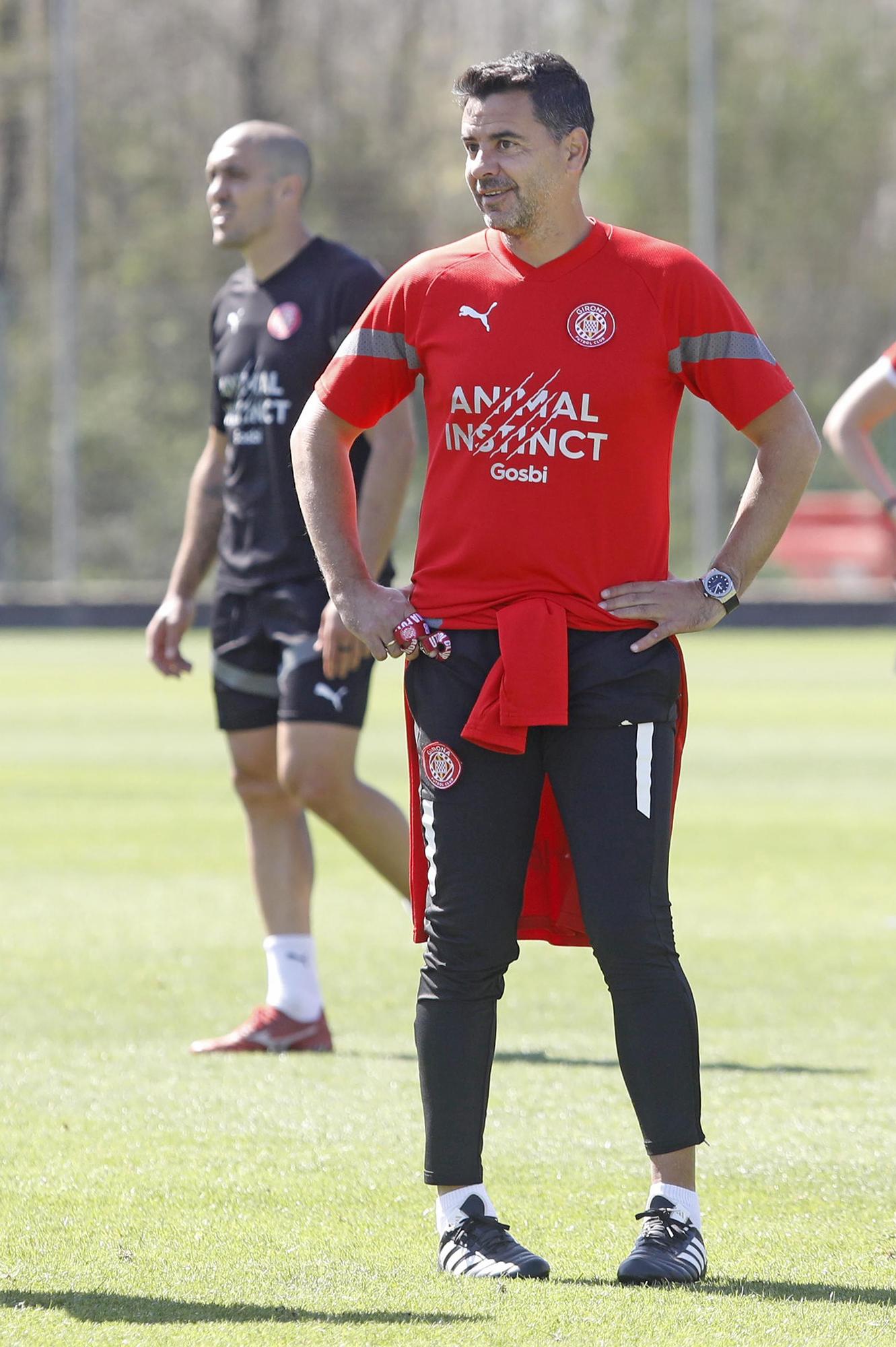 Entrenament de portes obertes del Girona FC