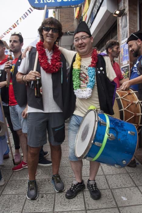 Ambiente festivo en el Descenso del Sella