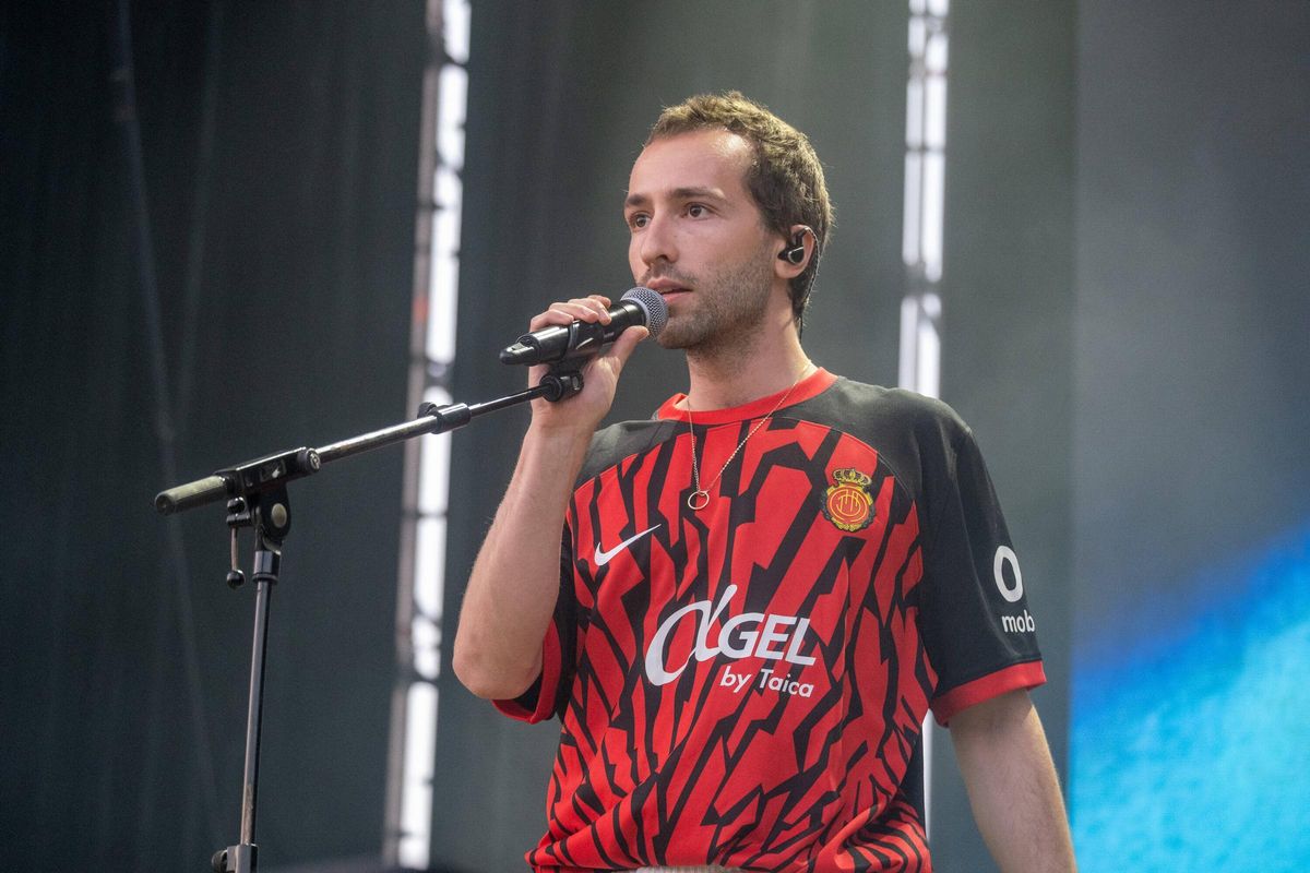 Álvaro Rivas, del grupo Alcalá Norte, enfundado en una camiseta del Real Mallorca