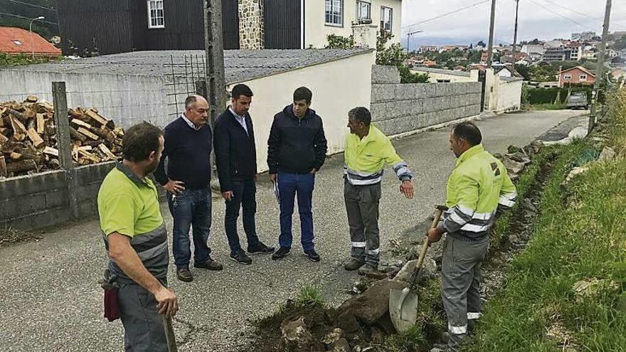 Una de las obras que se lleva a cabo en el rural. // S.A.