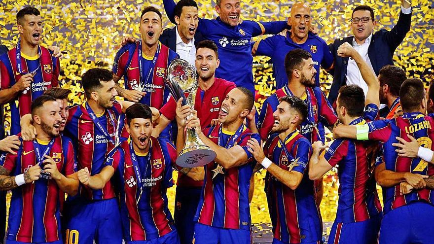 El Barça va aixecar la seva tercera Copa d&#039;Europa.