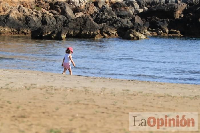 Primer día de paseos al aire libre en Mazarrón