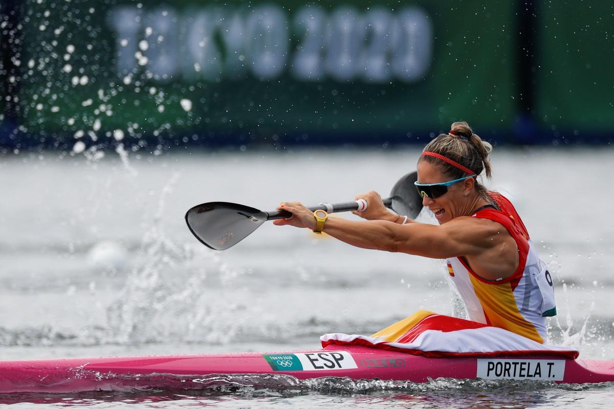 Teresa Portela alcanza la medalla de plata en el K1 200 Teresa Portela alcanza la medalla de plata en el K1 200