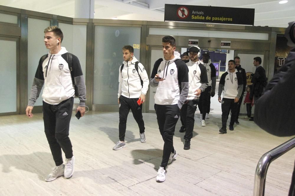 El Valencia ya está en Sevilla para el partido contra el Betis