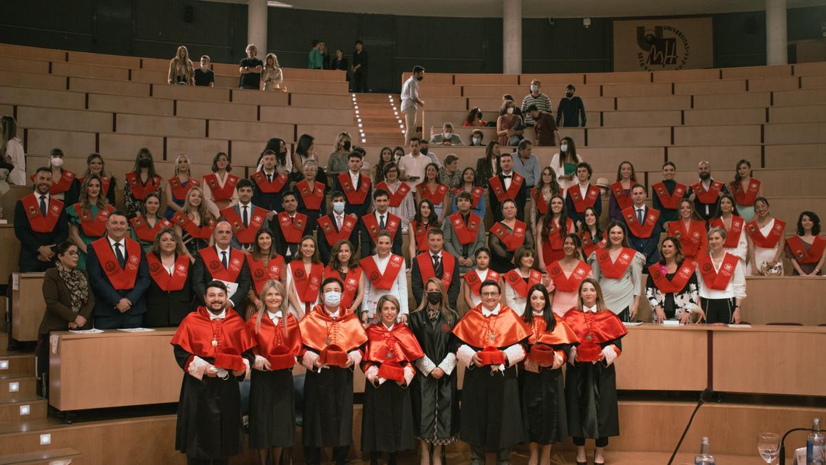 Una imagen de la graduación de los alumnos de Derecho de la UMH de Elche