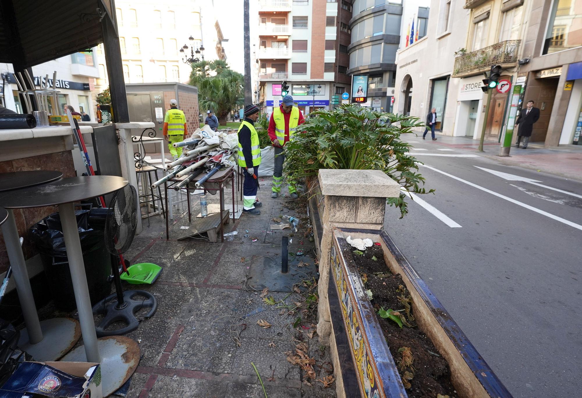 Arranca la transformación de la plaza de la Paz de Castelló en un espacio diáfano más peatonal y accesible