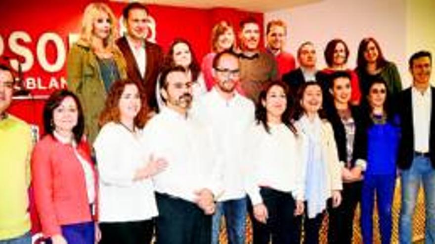 PSOE y CDeI  presentan sus candidaturas completas a las elecciones municipales