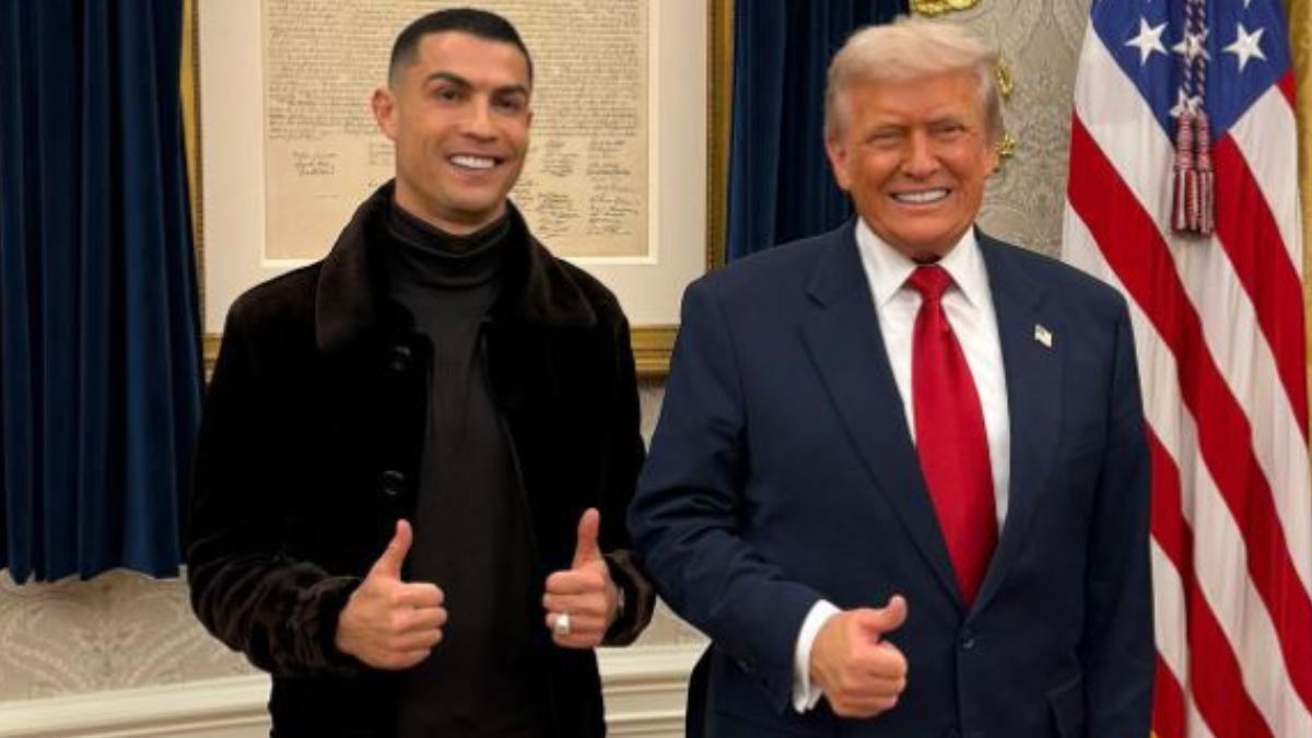 Cristiano Ronaldo y Donald Trump