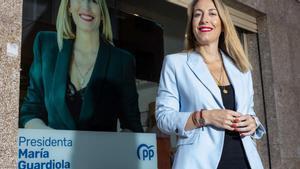 María Guardiola, presidenta del PP de Extremadura, esta semana en Mérida.