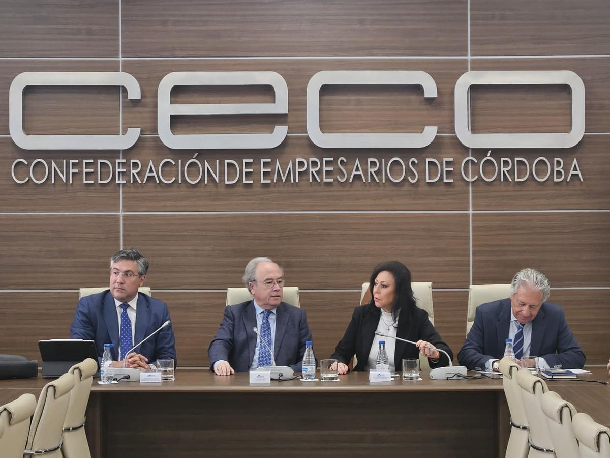 Pedro Fernández, Antonio Díaz, María Dolores Jiménez y Rafael Sánchez.