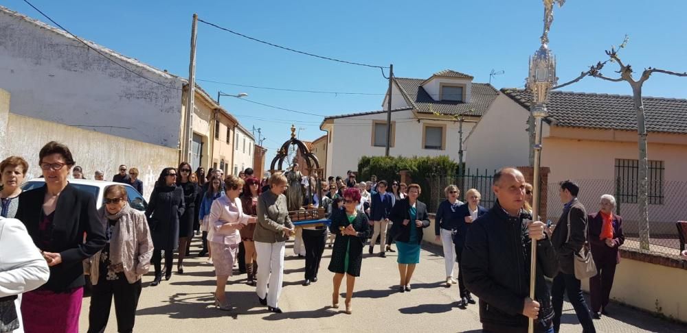 Villalba de la Lampreana festeja Santa Filomena