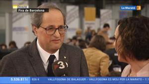 Quim Torra en ’La Marató’ (TV-3).