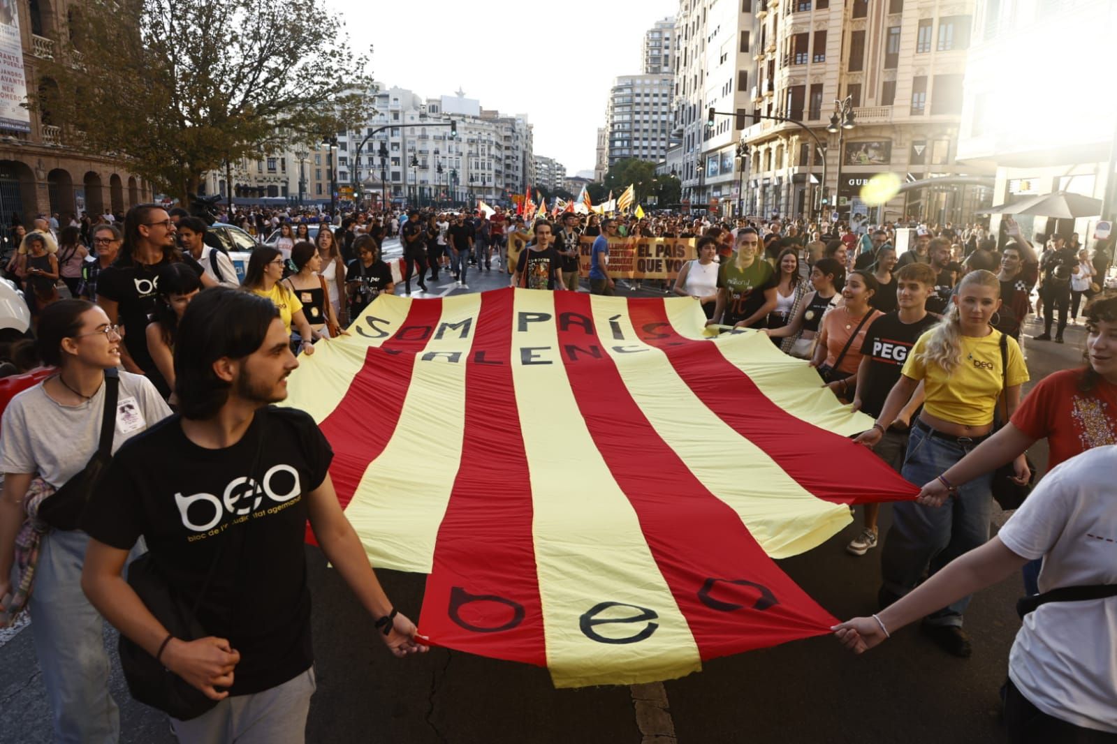 Todas las fotografías de la manifestación del 9 d'Octubre en València