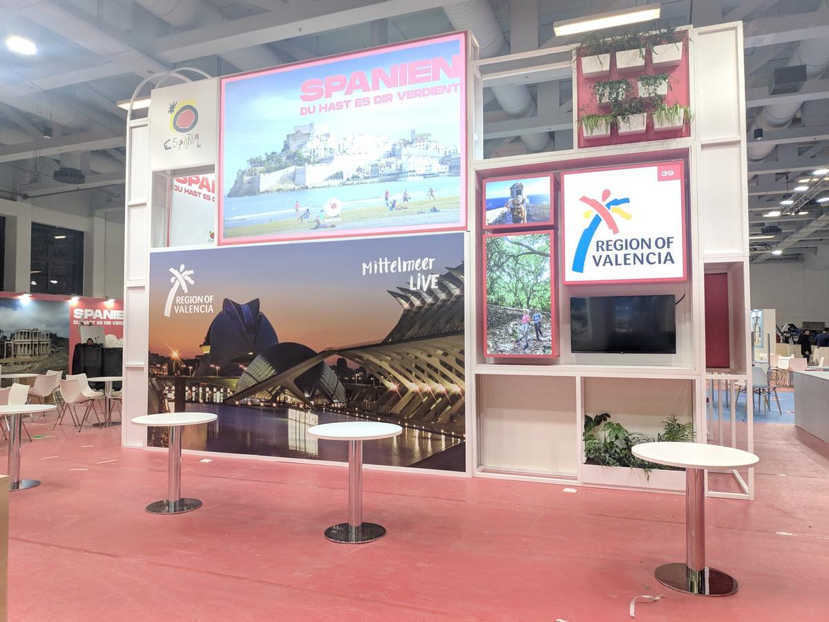 Stand de la feria ITB de Berlín.