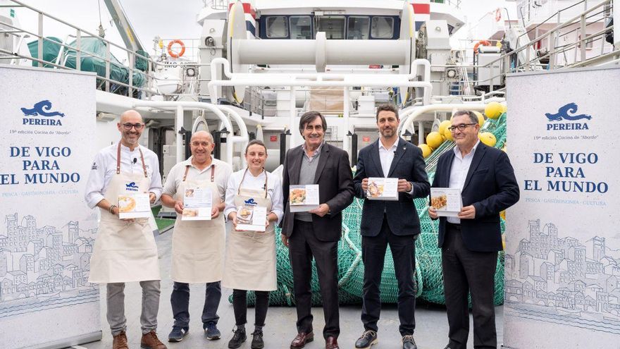 Pereira Productos del Mar homenajea a Vigo en la 19ª edición de su recetario &#039;Cocina de Abordo&#039;